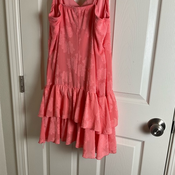 Women's Triangle Cup Tiered Mini Skater Dress - Wild Fable Pink Size large - Picture 8 of 10